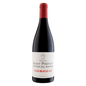 Côtes du Rhône AOC 'Clos Beatus Ille' by Domaine Saint Préfert