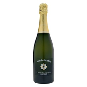 Oltrepò Pavese Metodo Classico DOCG Extra Brut  'Cuvée Nero d'Oro' by Bertè e Cordini - Cantine Francesco Montagna